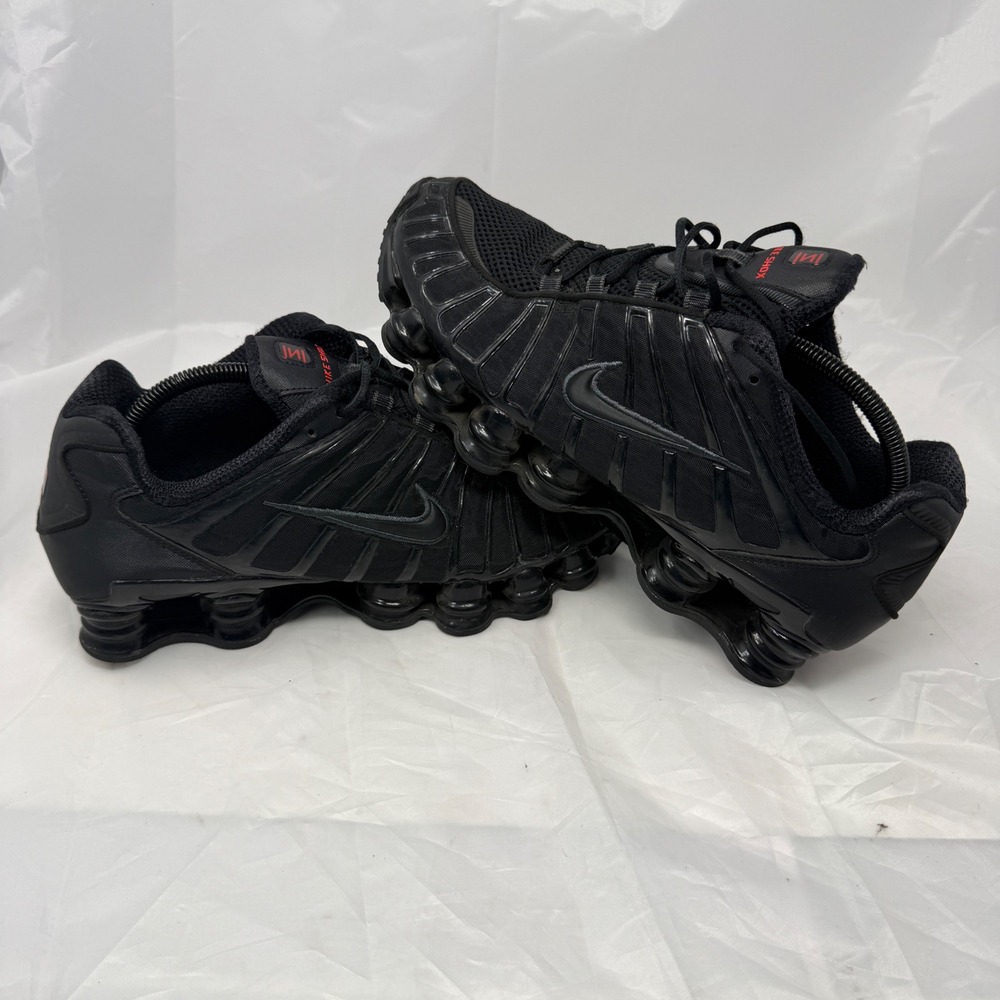 Nike Shox TL Triple Black AR3566-002 Mens 11.5 Running Shoes Sneakers